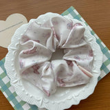CREAMY SWEET CARTOON PRINT HAIR SCRUNCHIES_CWAHA2804