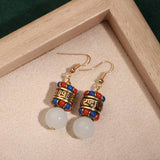 RETRO ETHNIC STYLE FASHION HAND WOVEN EARRINGS_CWAJE3987