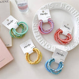 CANDY COLOR HAIR TIES 5 PIECE SET_CWAHA1133