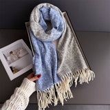 Colorblock Cashmere Feel Soft Warm Tassel Scarf_Cwasc03242