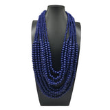 BOHEMIAN MULTI LAYERED WOODEN BEADS NECKLACE_CWMM4737