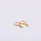 POLISHED GEOMETRIC HOLLOW EARRINGS STAINLESS_CWAJE5031