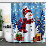HOT SALE CHRISTMAS WATERPROOF SHOWER CURTAIN_CWMM1808