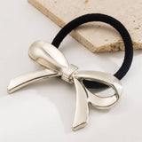 STYLISH METAL BOW HAIR TIE SWEET ELEGANT_CWAHA6191