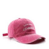 Vintage Baseball Cap, Embroidered Letter Desig Cwah1289