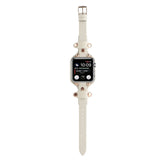 APPLE WATCH9 1 RIVET LEATHER STRAP_CWWW0044