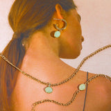 Vintage Green Aventurine Natural Stone Necklace_Cwmm5521