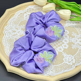 GRAPE HEAVY INDUSTRY EMBROIDERED FLOWER HAIRBAND_CWAHA3698