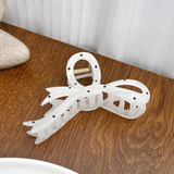 Polka Dot Hair Claw For Elegant Buns_Cwaha2066