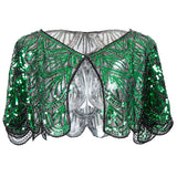 SEQUIN BEADED LACE BOLERO SUMMER DRESS COVER_CWMM8960