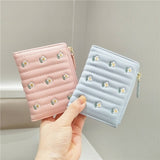 Cute Embroidered 2-Fold Wallet For Women_Cwab06256