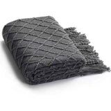 SOLID COLOR DIAMOND KNITTED SOFA BLANKET_CWMM0420