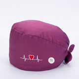 SURGICAL CAP PURE COTTON EMBROIDERED DOCTOR CAP_CWAH3323