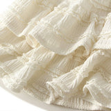 BALLET INSPIRED BLACK A LINE CAKE SKIRT_CWBMS0343