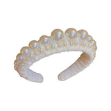 RETRO LOVE TWIST PEARL HEADBAND_CWAHA0829