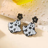 HALLOWEEN SKULL PRINT EARRINGS_CWAJE2447