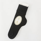 AUTUMN AND WINTER SOLID COLOR RETRO STOCKINGS_CWMS0982