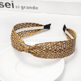 RETRO HAND BRAIDED SIMPLE HEADBANDS_CWAHA1162
