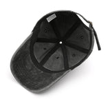 VINTAGE WASH HEART EMBROIDERY BASEBALL CAP UNISEX_CWAH1271