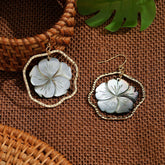 RETRO IRREGULAR GOLD INLAID HOLLOW SHELL EARRINGS_CWMM4320