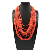 COLORFUL WOODEN MULTI LAYERED LONG NECKLACE_CWMM4557