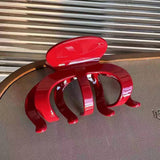 LARGE OCTOPUS BUN THICK DOUBLE SIDED RETRO CLIP_CWAHA2650