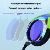 KIDS MIRROR SWIM GOGGLES HD ANTI FOG WATERPROOF_CWASG1043