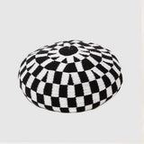 AUTUMN AND WINTER FASHION CHECKERBOARD BERET_CWAH1947
