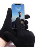 THICKENED FLEECE KNITTED TOUCH SCREEN GLOVES_CWAG0400