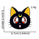 GIRL CARTOON MAGIC WARRIOR EMBROIDERED PATCH_CWMM4069