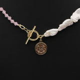 NICHE ALL MATCH NATURAL FRESHWATER PEARL NECKLACE_CWAJE3847