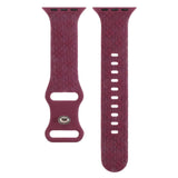 APPLE WATCH9 1 ENGRAVED CHECKERED SILICONE STRAP_CWWW0052