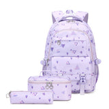 BACKPACKS FOR SCHOOL 3 PIECE FLORAL SET GIRLS_CWAB5460