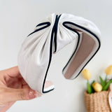 Elegant Satin Cross Knot Wide Hair Hoop_Cwaha07369
