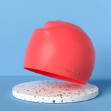 Unisex Silicone Swim Cap For Long Hair Ears_Cwmm6701