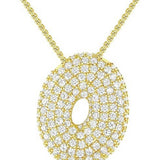 26 LETTERS NECKLACE COPPER ZIRCONIA PENDANT_CWMM5864