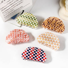 3 1IN MINI PLAID CLAW CLIP FOR HAIR BACK HEAD USE_CWAHA0326