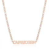 SIMPLE TWELVE ZODIAC STAINLESS STEEL GOLD NECKLACE_CWMM2726