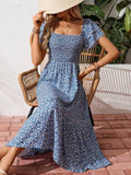 Vacation One-Shoulder Bohemian Elegant Dress