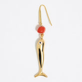 GOLDEN FISH RETRO LITERARY STYLE LONG EARRINGS_CWAJE5118