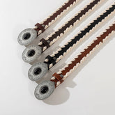 Vintage Floral Engraved Belt For Dresses Jeans_Cwabe1224