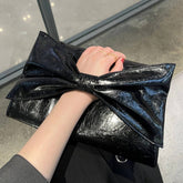 FASHIONABLE LARGE BOW EVENING CLUTCH BAG_CWAB2620