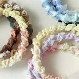 3-Pack Colorful Elastic Hair Ties Lace Edge_Cwaha07519