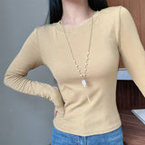 Versatile High-End Long Pearl Sweater Necklace