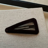 Velvet Triangle Hollow Bb Clip Chic Hairpin_Cwaha07970