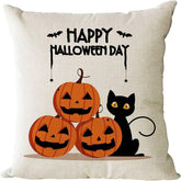 HALLOWEEN ORANGE PUMPKIN HEAD PILLOWCASE_CWMM1352