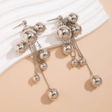 IMITATION PEARL TASSEL PENDANT EARRINGS_CWAJE1155