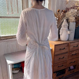 HALF BODY FLORAL HOME CAFE WORK APRON_CWMM5808