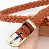 Vintage Woven Slender Belt For Dresses_Cwabe0189