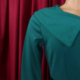 SOLID COLOR FASHIONABLE A LINE PLUS SIZE DRESS_CWDMD3670